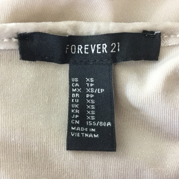 Forever 21 Blouse Silver Women Size XS - Picture 7 of 8